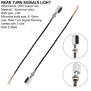 LED Rear Mini E Mark Turn Signal Indicator For Sportster Touring Dyna Softail Generic