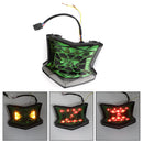 LED Brake Turn Signals Taillight For Kawasaki Z650 Ninja 650 Z900 17-24 Silver Generic