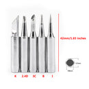 5PCS Set Solder Screwdriver Iron Tip 900M-T For Hakko Soldering Station Tool
