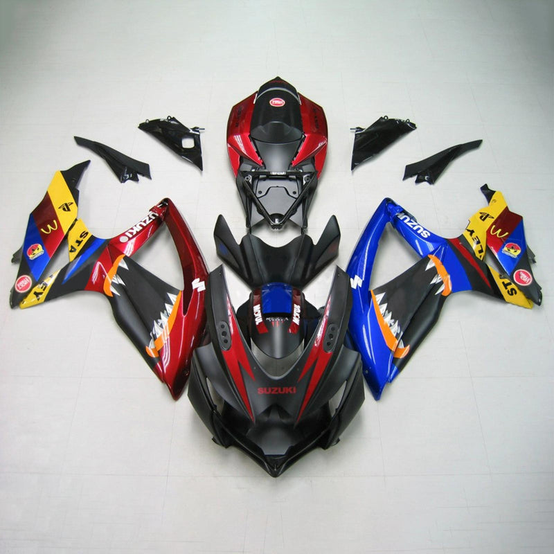 Suzuki GSXR 600/750 2008-2010 Fairing Kit Bodywork Plastic ABS K8