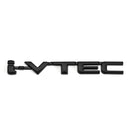 3D Metal i-VTEC Car Trunk Rear Turbo Fender Emblem Badge Decals Stickers Silver Generic