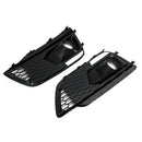 Audi Q5 SQ5 2018-2020 RSQ5 Black Front Honeycomb Fog Lamp Grilles Cover