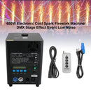 Quiet 600W Electronic Firework Machine for DMX Stages
