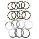 Clutch Kit Iron& Friction Plates fit for Yamaha XJ600 51J XS500 FZ600 YX600 Generic