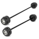 AreyourshopFront & Rear Axle Sliders Wheel Protector Titanium Fit for BMW F 900 R, XR 2020 Generic