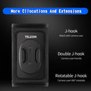 Update Backpack Strap Mount + Double J-Hook fit for GoPro Action Camera