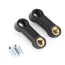 Motorcycle Mirror Extender Riser Extension Bracket Black 10mm M10 Honda