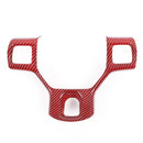 Carbon Fiber ABS Interior Steering Wheel Panel Cover Trim For Ram10-17 Generic