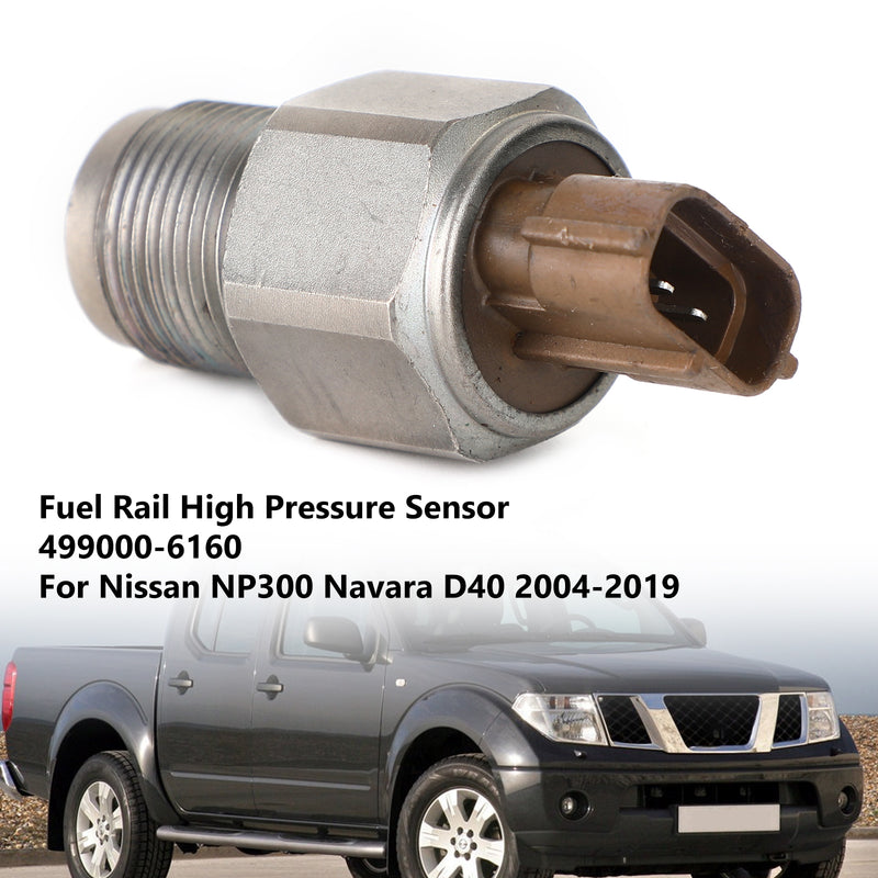 Fuel Rail High Pressure Sensor 499000-6160 For Nissan Navara D40 Pathfinder Generic
