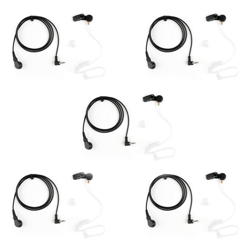 3.5mm Listen Only Security Covert Acoustic Tube Headset For MP3 MP4 Phone