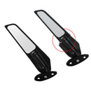 Wing Fin Spoiler Side Rearview Mirrors For Kawasaki ZX-6R Ninja ZX6R 650 01-21 Generic