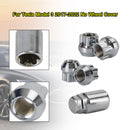 Tesla Model S/3/X/Y All Year Chrome M14鑴?.5 4PCS Wheel Lock Lug Nut