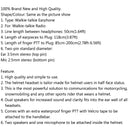 Finger PTT Motorcycle Helmet Headset MIC for Radio Kenwood Retevis TYT Baofeng