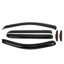 6PCS Sun Rain Guard Deflectors Window Visors For Ford F150 2005-2008