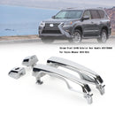 Chrome Front LH+RH Exterior Door Handle 6921735050 For Toyota 4Runner 2010-2016 Generic