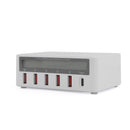 Multiport Quick USB Charger Station With Wireless Charging Pad LCD Display AU