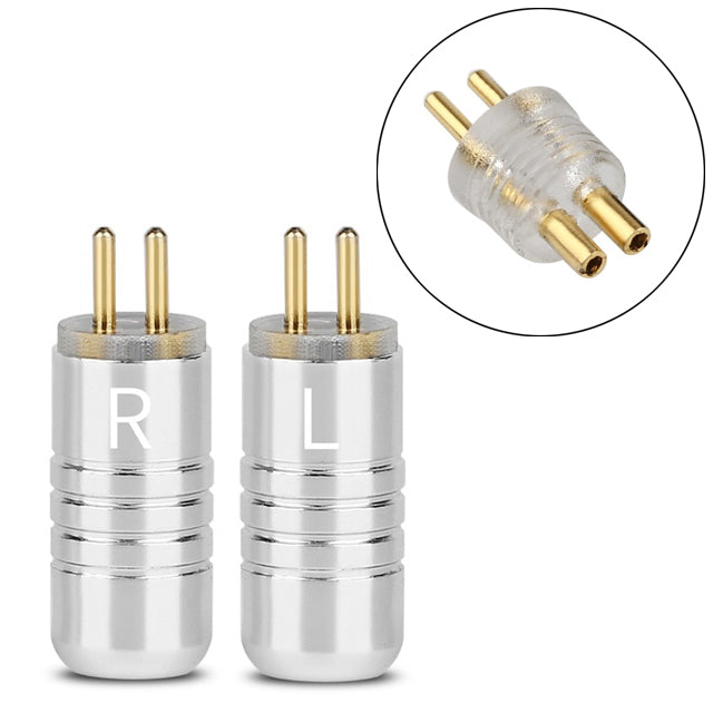 5PCS Aluminum Alloy 0.78mm Plug Audio Connector For JH Audio JH16 JH11 Pro Chrom