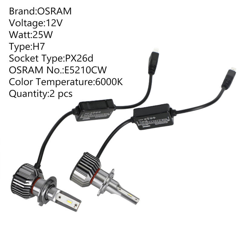 E5210CW H7 For OSRAM Car LEDriving HL XLZ Superior Brightness 12V25W PX26d Generic