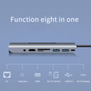 9 in 1 USB-C Docking Station 4K HD VGA PD100W for MacBook Type-C Laptops