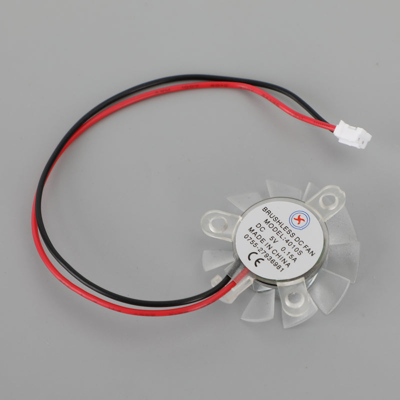 Brushless DC Cooling Blower Fan 5V 0.15A 4010S 36x36x7mm Sleeve 2 Pin Wire