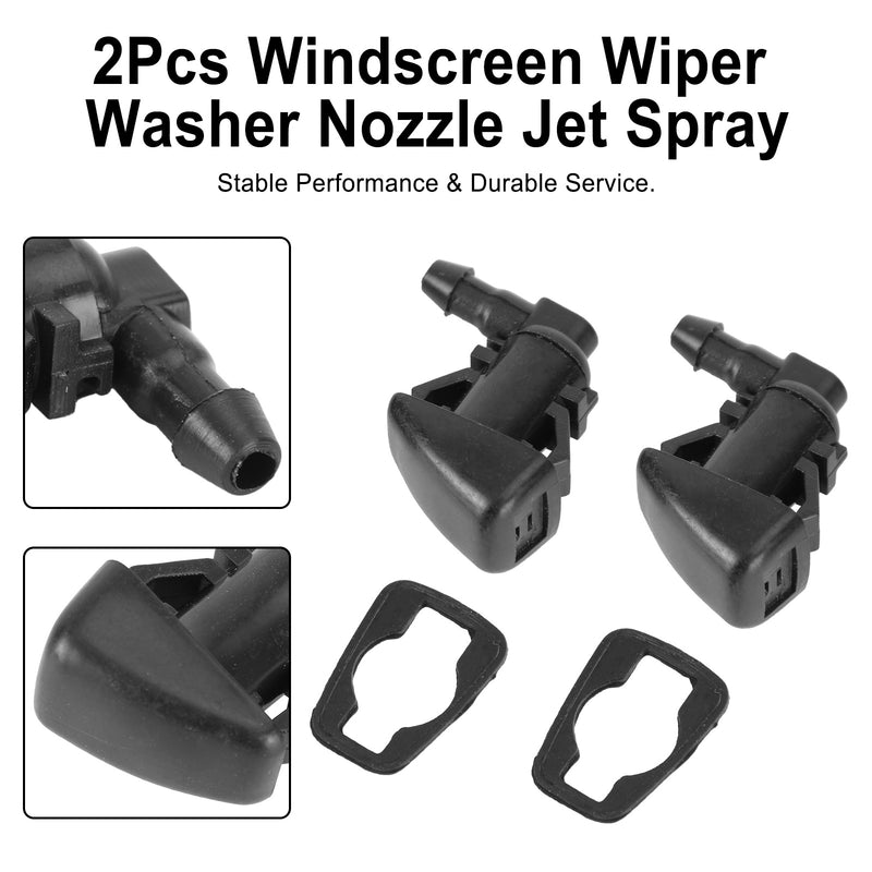 2Pcs Windscreen Wiper Washer Nozzle Jet Spray For Jeep Grand Cherokee 2011-2017 Generic