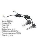E6150CW H1 For OSRAM Car LEDriving HL XLZ Superior Brightness 12V25W 14.5s Generic