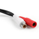 1Pcs Mini Mic Audio CCTV Microphone Adapter Cable 12V DC For Security DVR Camera