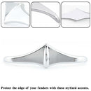 Touring FLHX FLTR Rear Front Fender Leading Edge Tip Trim Accent Chrome