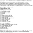 Clutch Kit Iron& Friction Plates for Yamaha DT RD RX YSR YB MR QA QB 50R 74-99 Generic