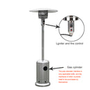Patio Heater 48000 BTU Stainless Steel Outdoor Propane Gas Floor Stand Heating