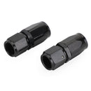 6AN -6AN Black Nylon E85 PTFE Fuel Line 10FT 6 Fittings Hose Kit