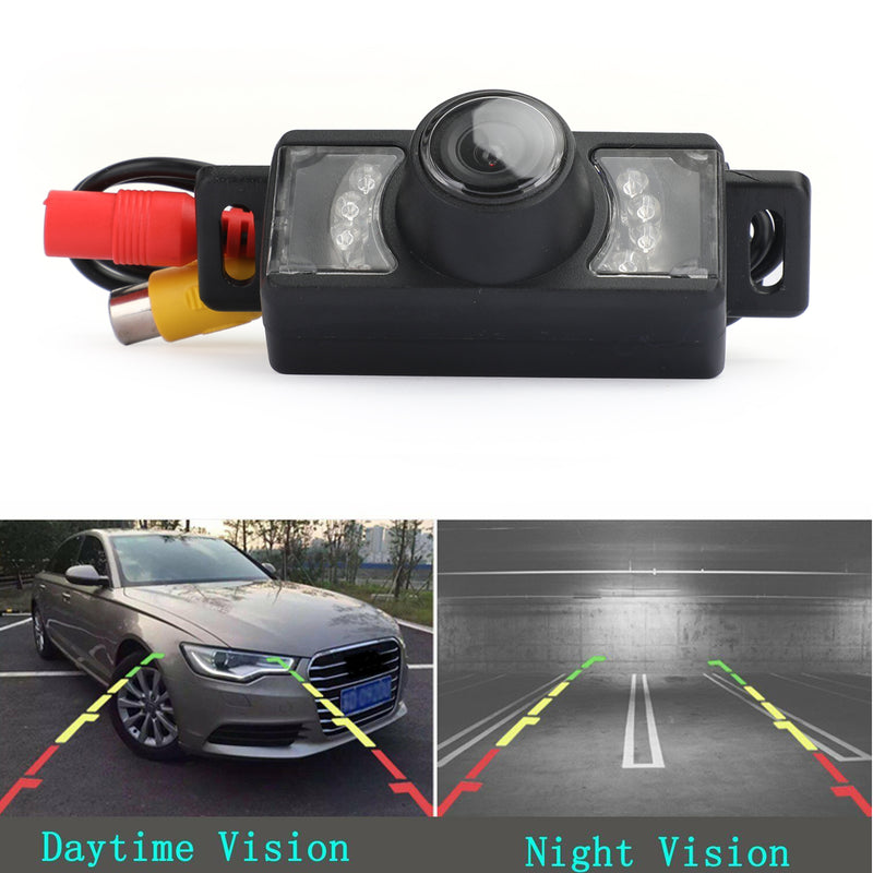 8LED Backup Parking Car Reverse Camera LED Light Car License Rear View 7 IR Night