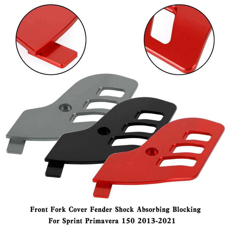Front Fork Cover Fender Shock Absorbing Blocking For Vespa Sprint Primavera 150