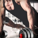 40KG Barbell & Dumbbell Set Pair Gym Body Building Free Weights Plates