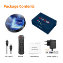 EU Version G96 max x4s Smart Android 11.0 TV Box Quad Core 8K Dual Band WIFI Bluetooth HD Media Stream Player