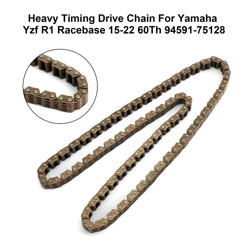 2015-2022 Yamaha Yzf R1 Racebase 60Th 94591-75128 Drive Chain Heavy Duty Chain
