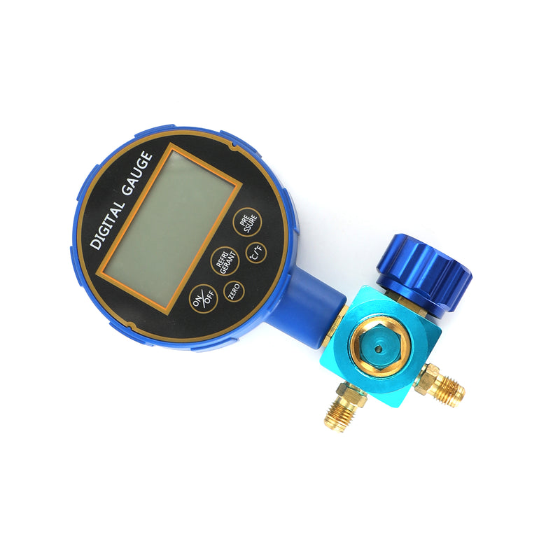 Refrigeration HVAC Digital Pressure Gauge Single Manifold Gauge