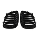 2PCS Kidney Grill Grille 51138469959 fit BMW G01 X3 G02 X4 2018-2021 Matt Black