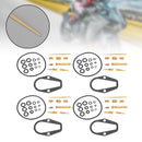 4X Carburetor Carb Rebuild Kit fit for HONDA CB500 CB500K Four 1971-1973 Generic