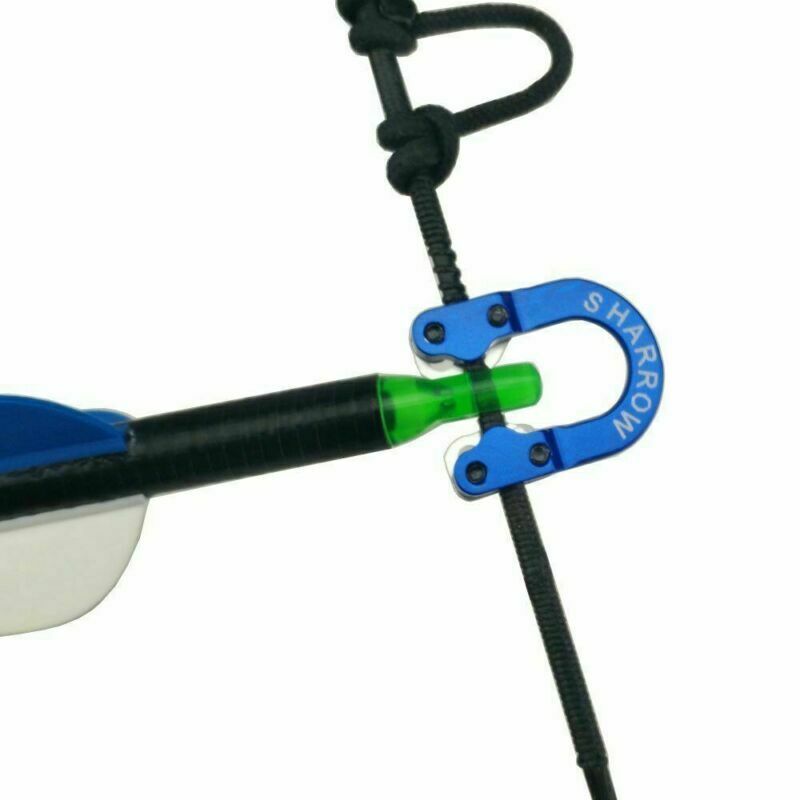 U D Arrow Compound Bow Ring String Ultra Loop 1pcs Rope Archery Metal Loop Nock