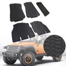 Floor Mats Liners for 2018-2020 Wrangler JL 4-Door Unique TPE Generic