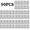 50x Motorcycle Faring Bolt Nut Zinc-plated Screw Clip Speedclips 6mm For Honda Generic