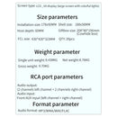 AI Voice Control Bluetooth Stereo Radio FM Car MP3 Player Card U Disk Car Radio