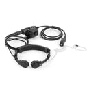 Throat Mic Headset Air Tube Fit for XPR3300 3500 6600 P6620 E8600 MTP3150