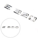 Rear Trunk Emblem Badge Nameplate Decal Letters Numbers Fit Mercedes E320 Chrome Generic