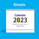 2023.1-2023.12 Month To View Stand Up Desk Office Top Calendar Planner