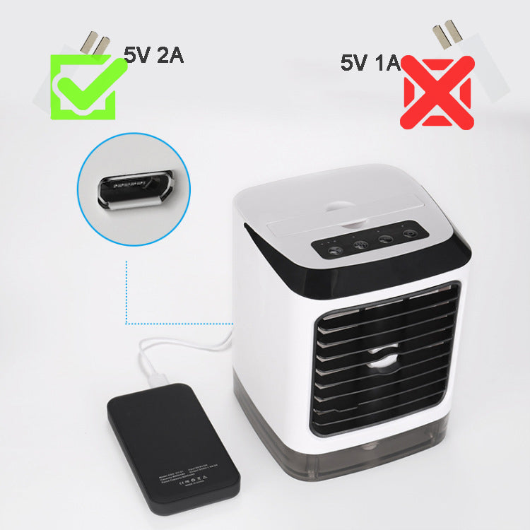air conditioner for room mini desk cooler fans with Spray that blow cold air