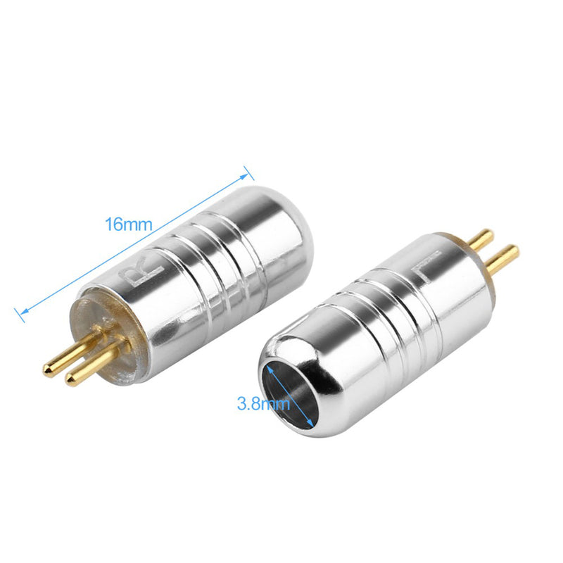 5PCS Aluminum Alloy 0.78mm Plug Audio Connector For JH Audio JH16 JH11 Pro Chrom