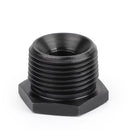New 1/2-28 To 3/4 NPT Oil Filter Threaded Adapter Stronger Than Aluminum Black