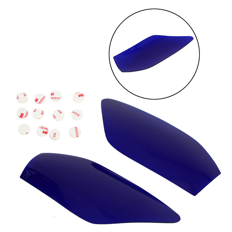 Front Headlight Lens Protection Cover Fit For Yamaha Yzf-R6 Yzf R6 98-02 Blue Generic